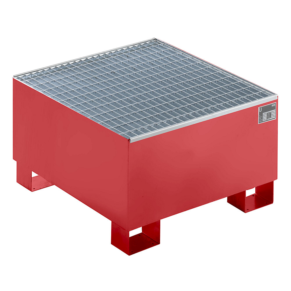 Cuve de rétention en tôle d'acier