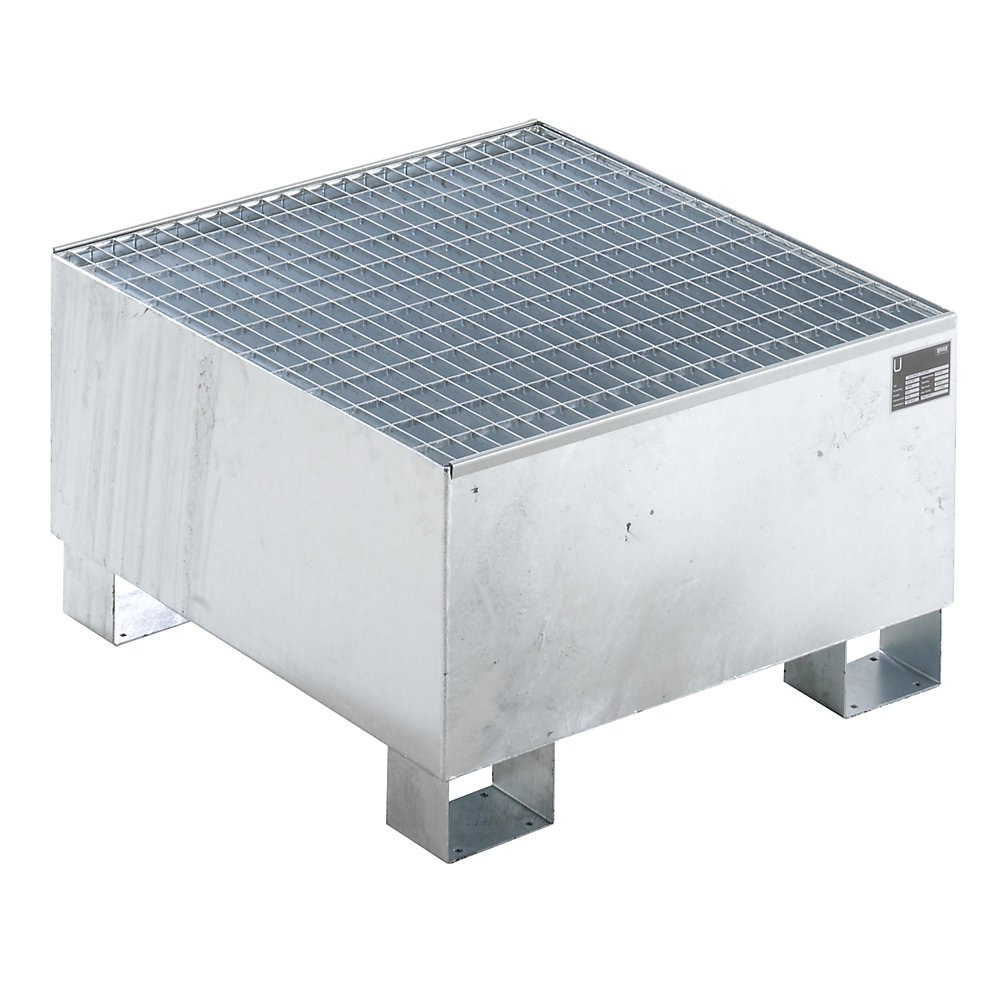 Cuve de rétention en tôle d'acier