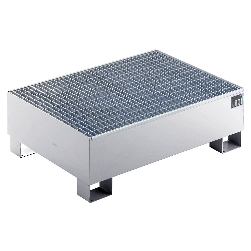 Cuve de rétention en tôle d'acier