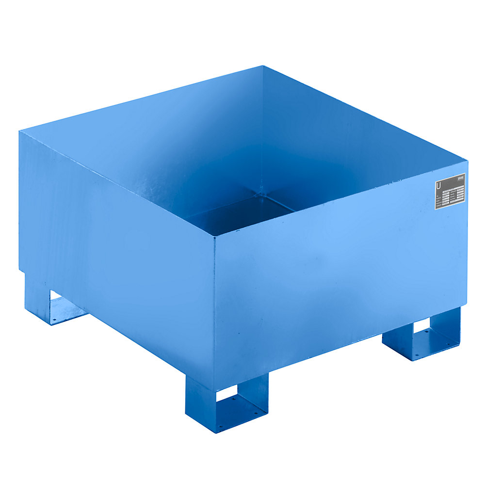 Cuve de rétention en tôle d'acier