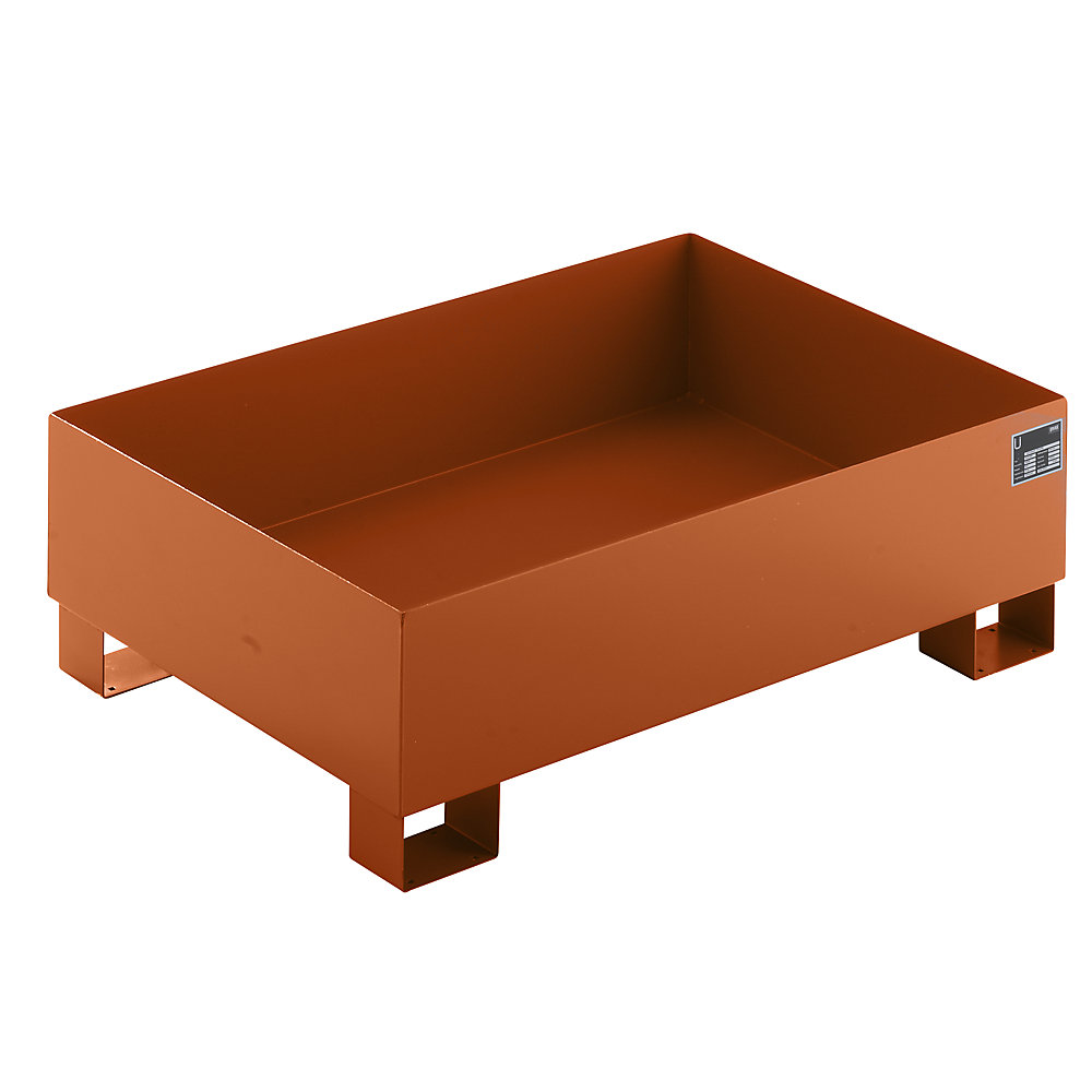 Cuve de rétention en tôle d'acier