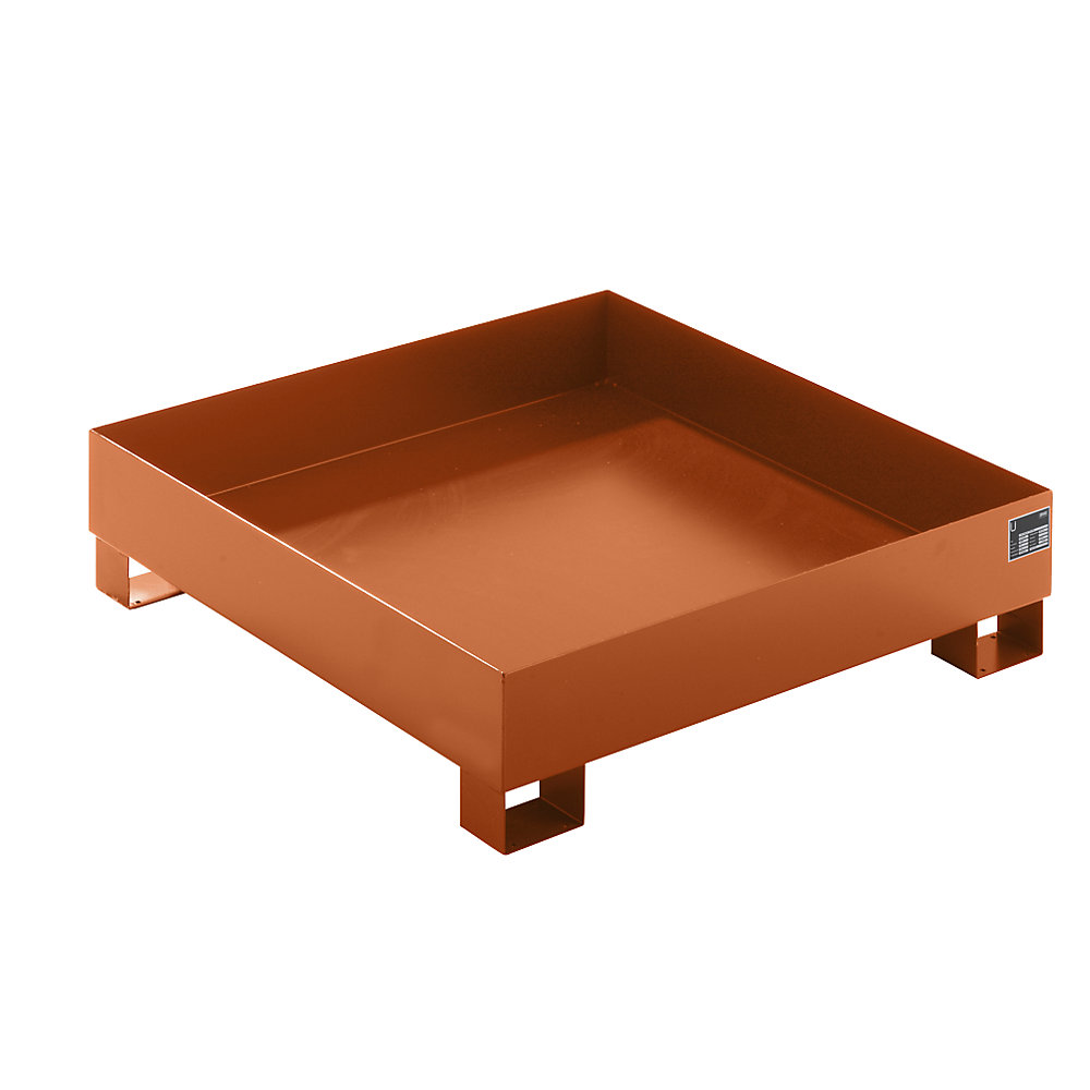 Cuve de rétention en tôle d'acier