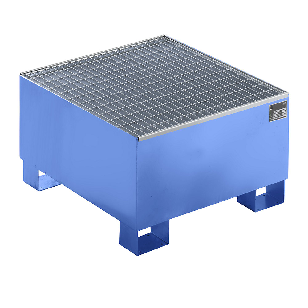 Cuve de rétention en tôle d'acier