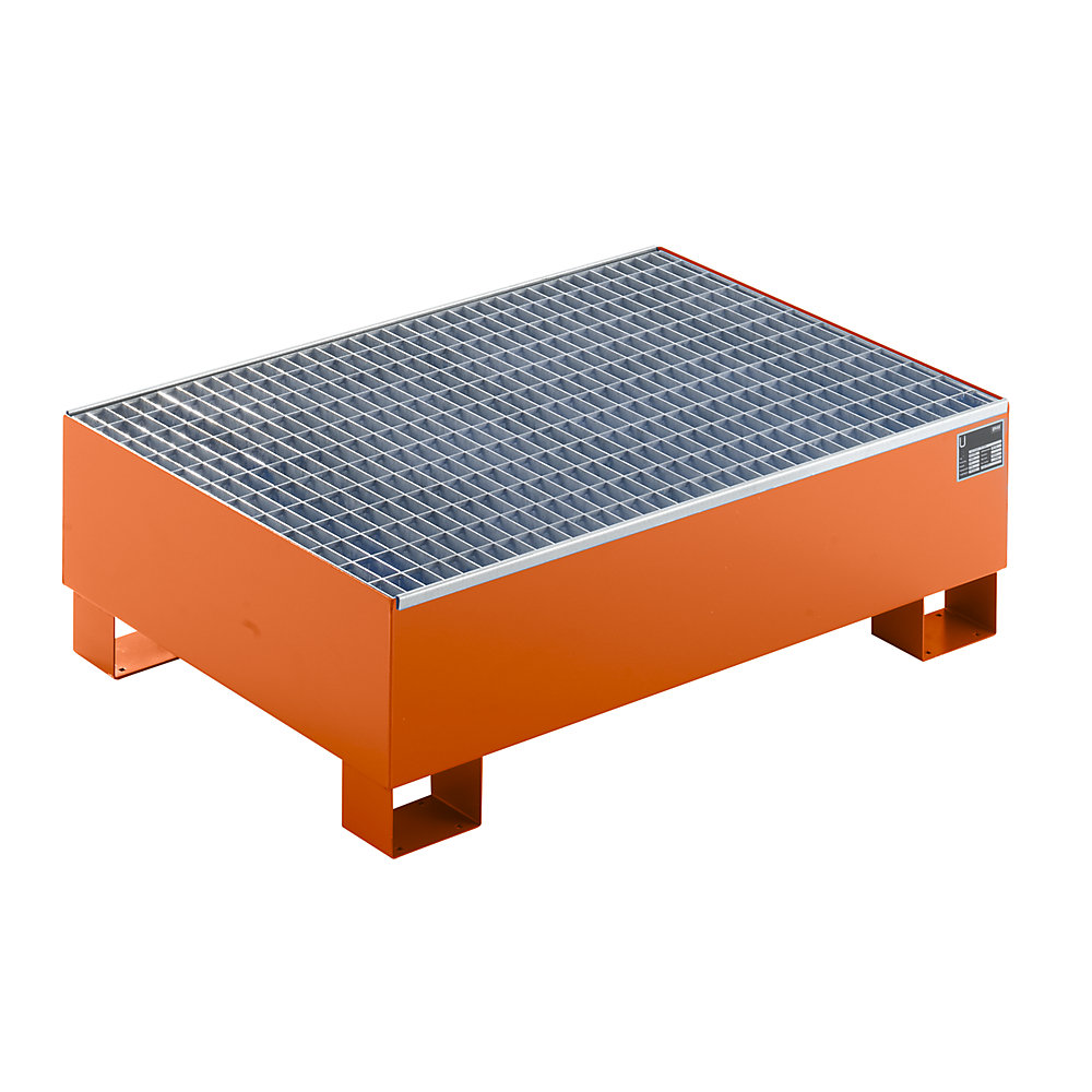 Cuve de rétention en tôle d'acier