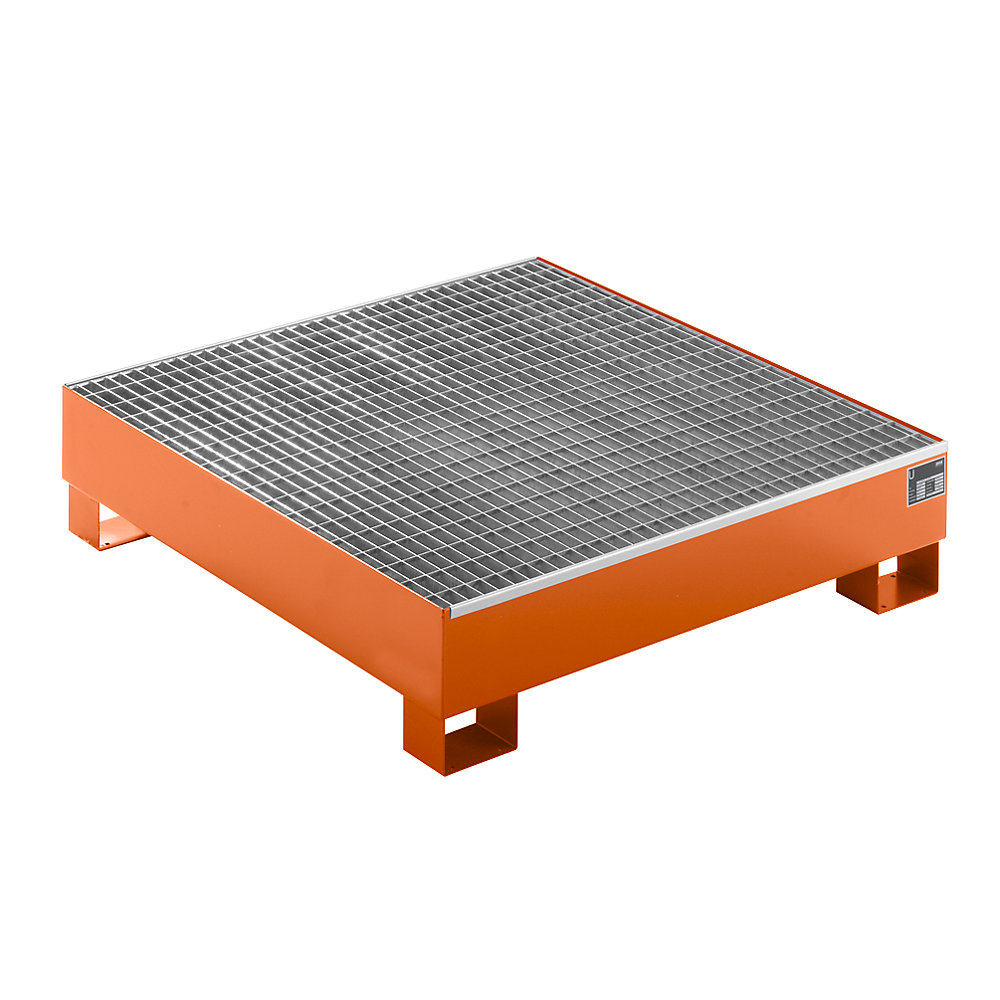 Cuve de rétention en tôle d'acier