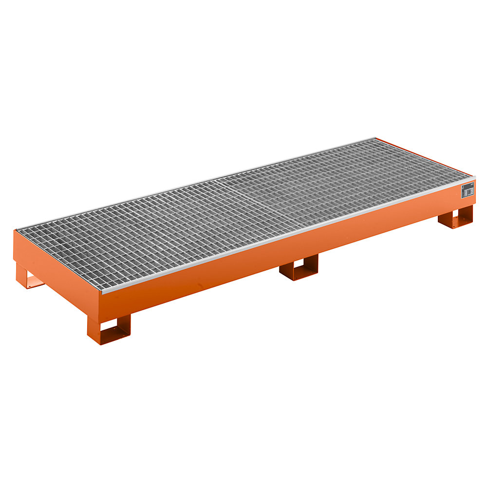 Cuve de rétention en tôle d'acier