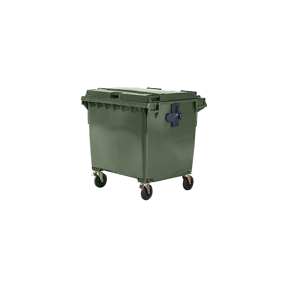 Conteneur à déchets quatre roues conforme DIN EN 840