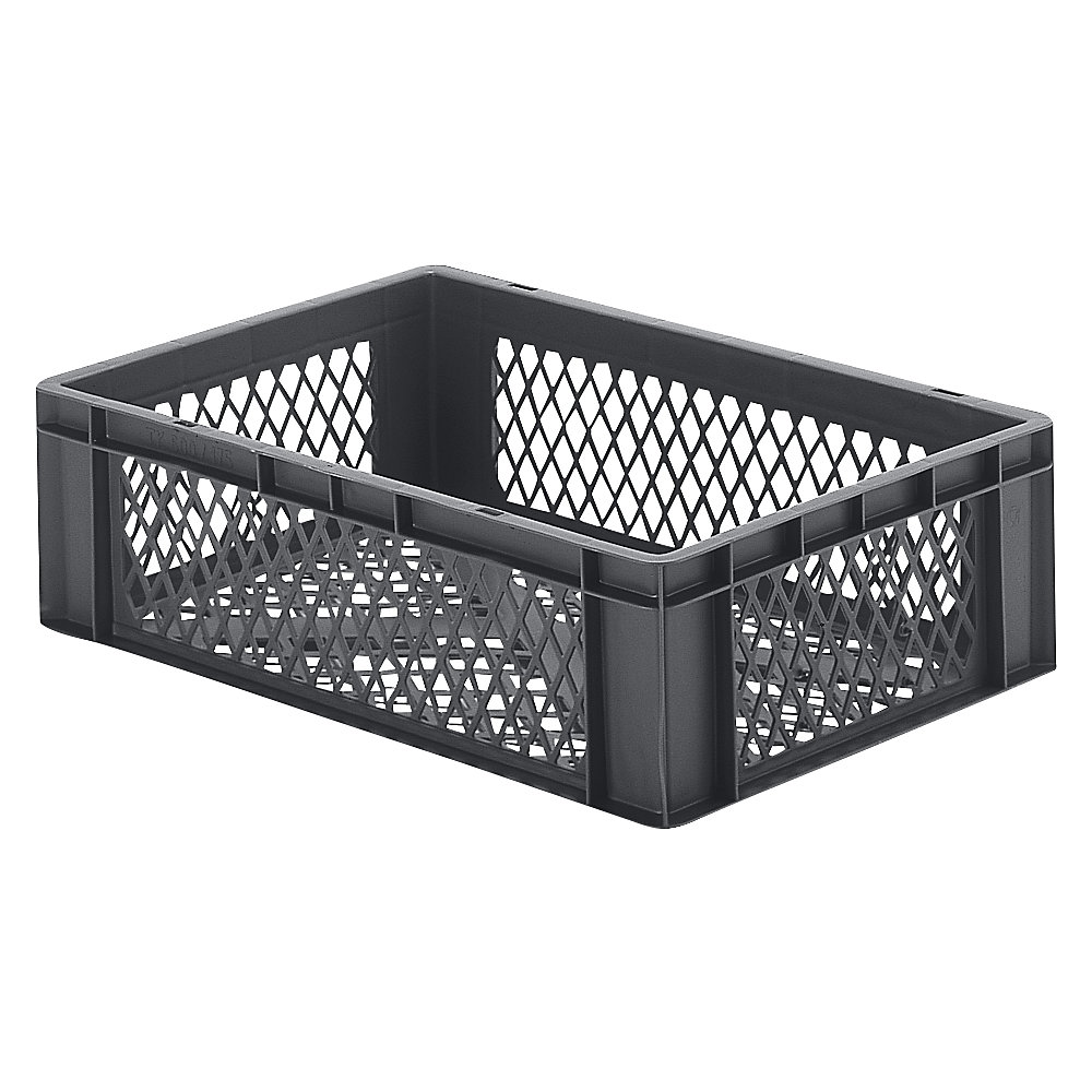 Bac gerbable normes Europe à parois et fonds ajourés