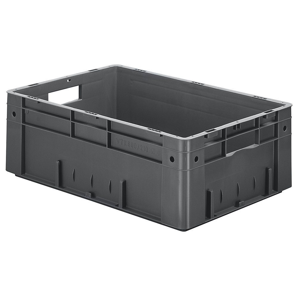 Bac norme Europe pour charges lourdes, en polypropylène