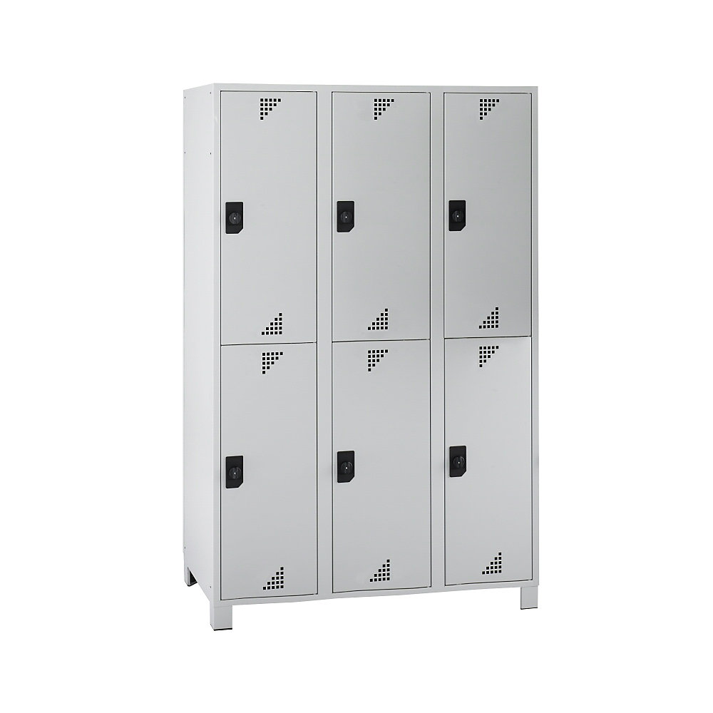 Vestiaire, hauteur compartiments 850 mm