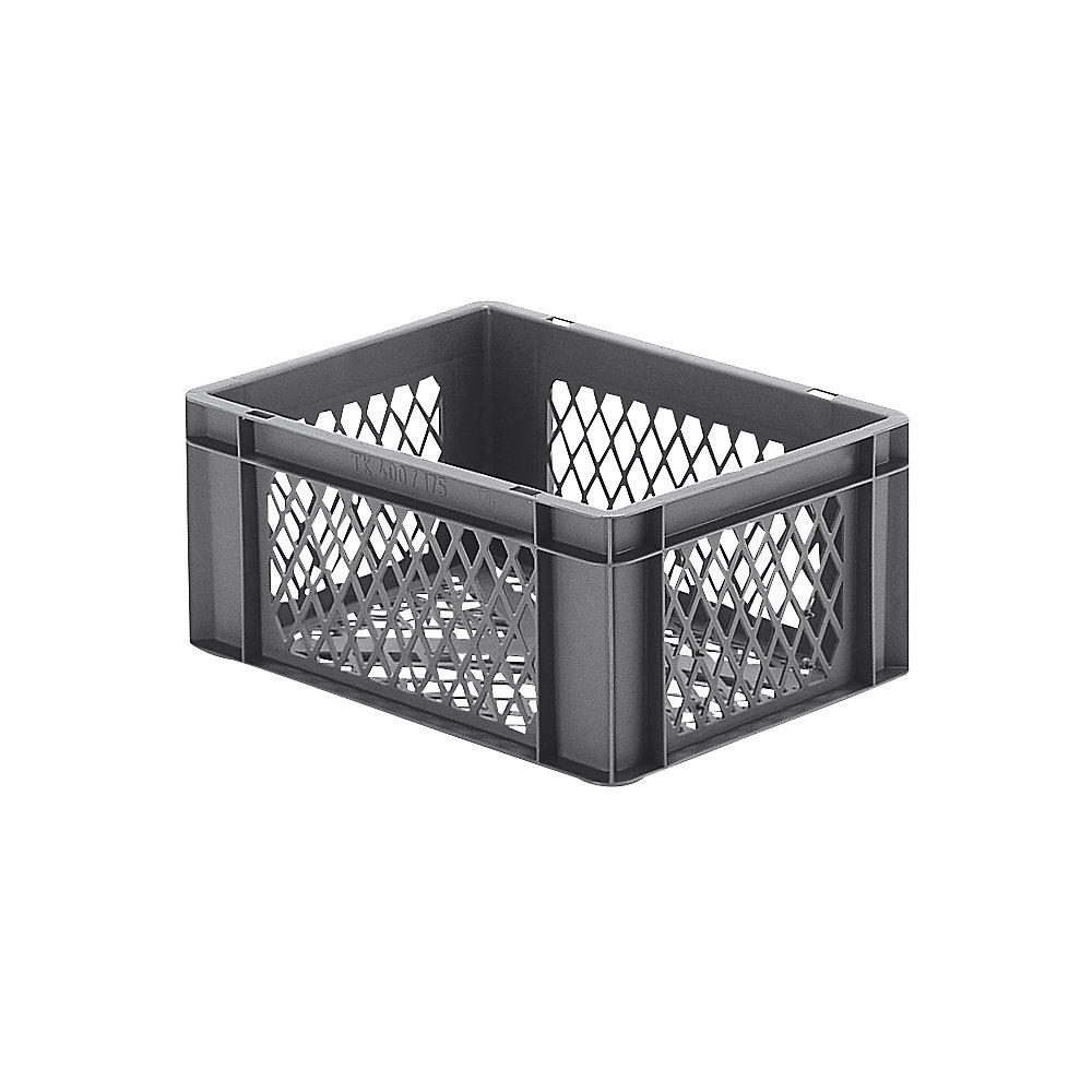 Bac gerbable normes Europe à parois et fonds ajourés