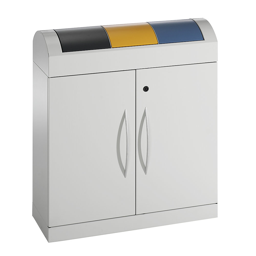 Collecteur de tri en tôle d'acier galvanisée et peinte époxy