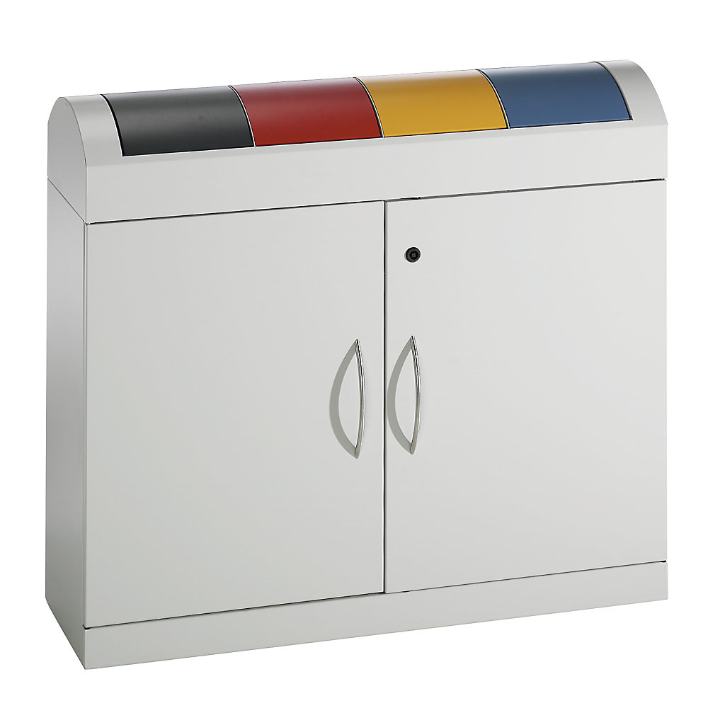 Collecteur de tri en tôle d'acier galvanisée et peinte époxy