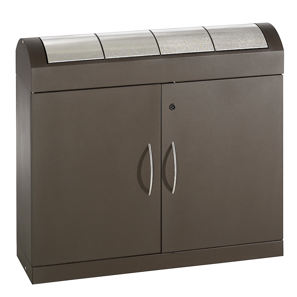 Collecteur de tri en tôle d'acier galvanisée et peinte époxy