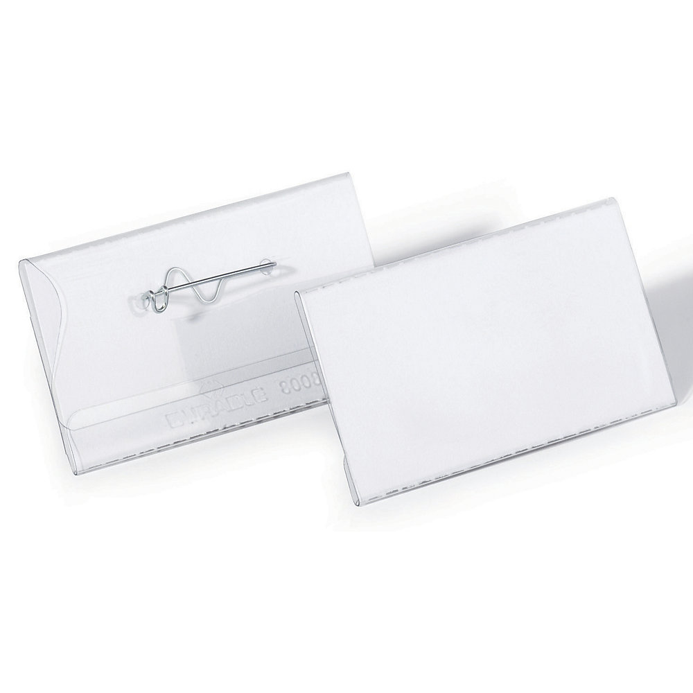 Badge con spilla ondulata DURABLE