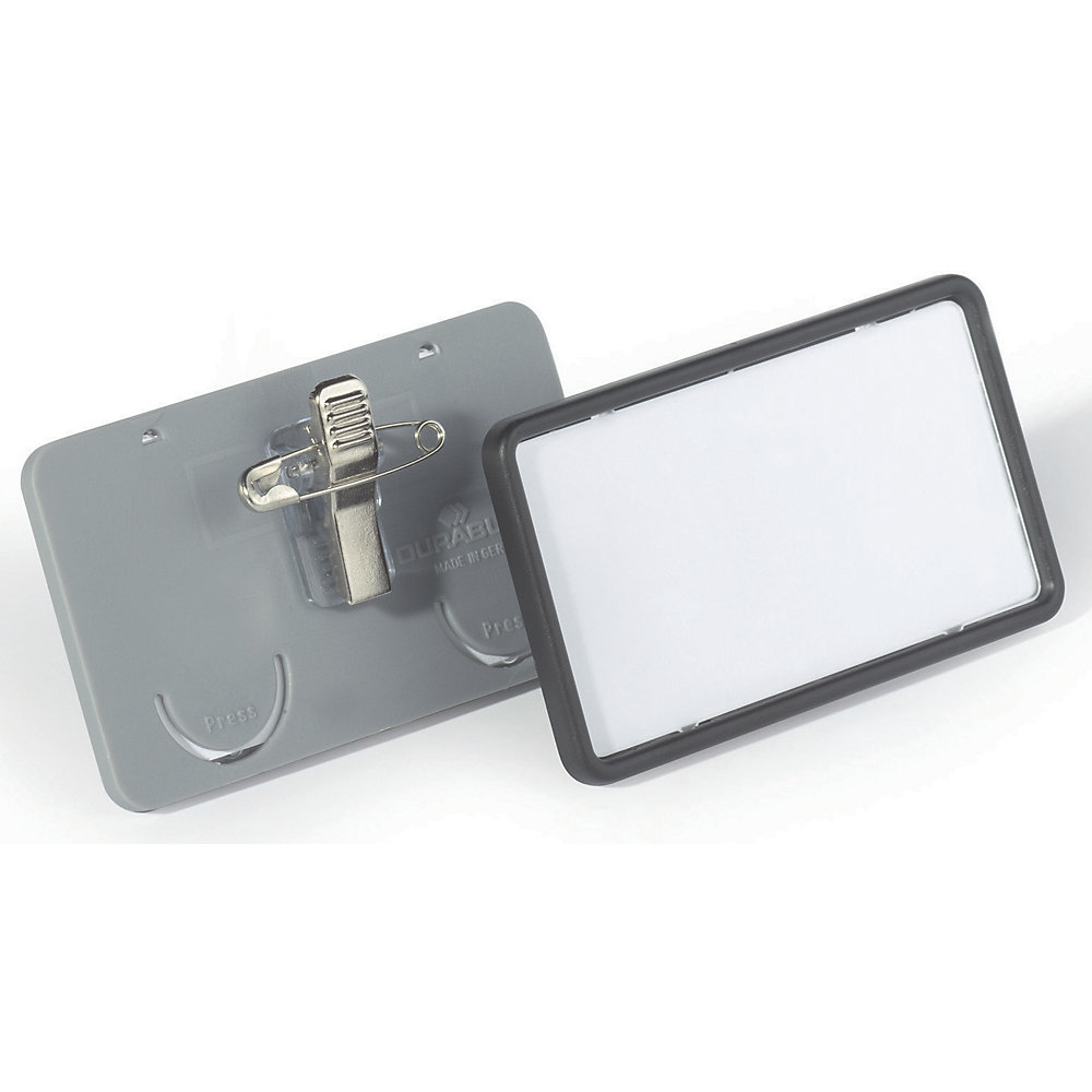 CLIP CARD badge avec pince combinée