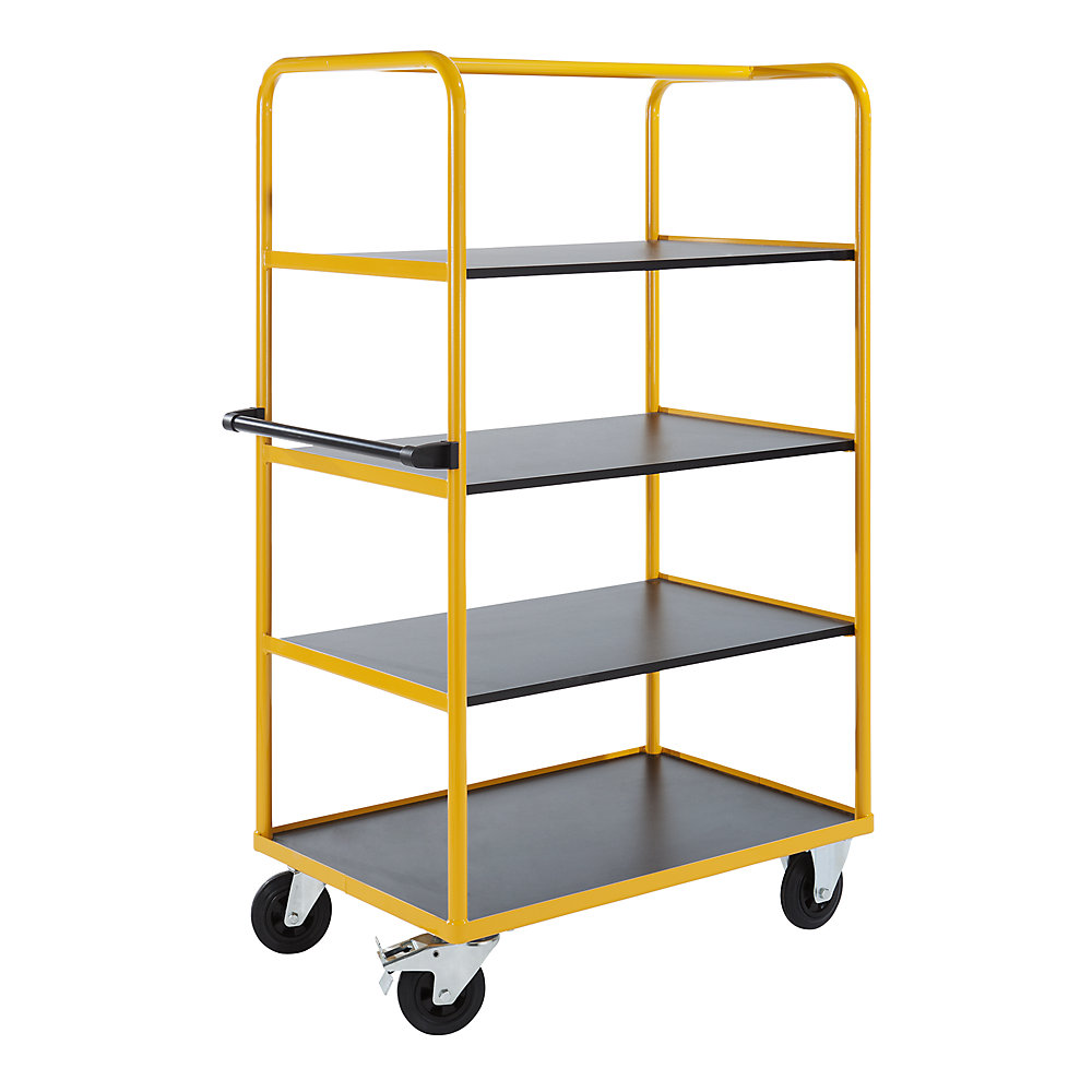 Chariot de montage à tablettes professionnel