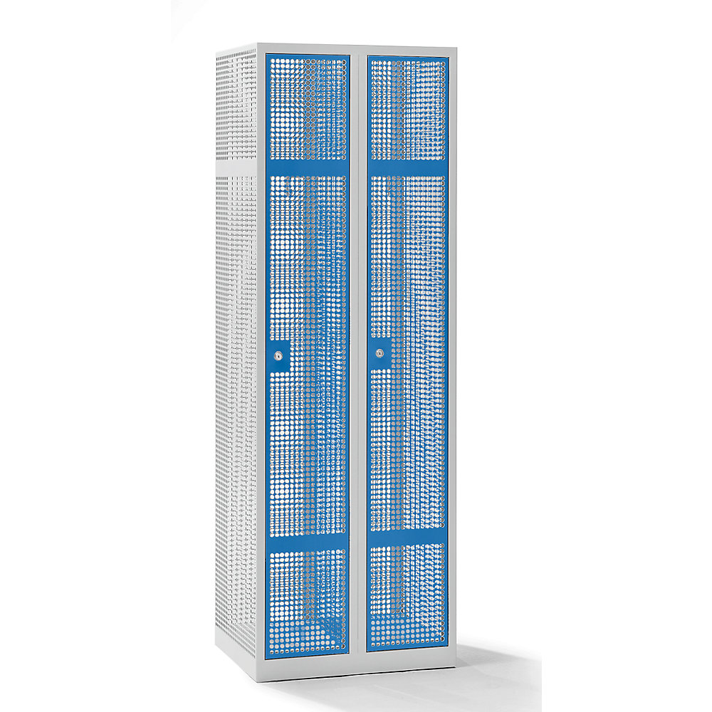 Vestiaire en tôle perforée