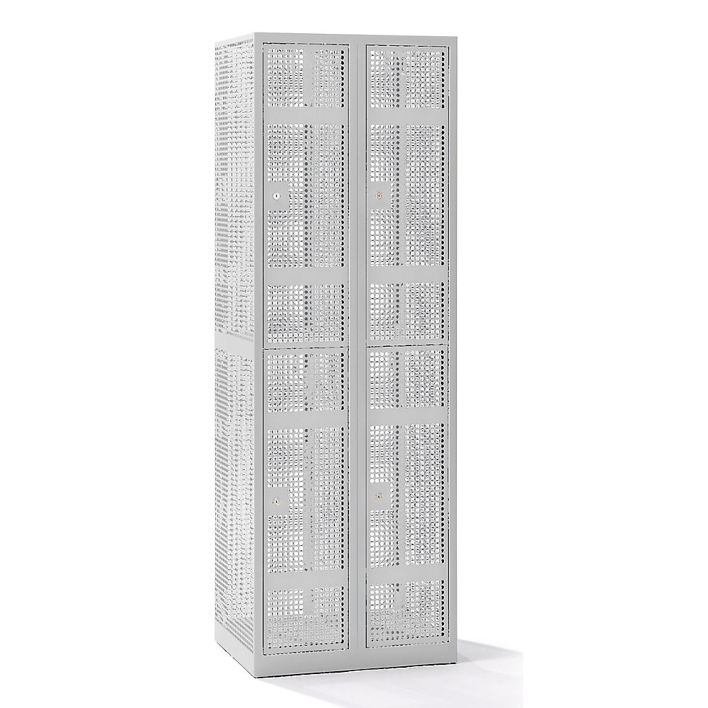 Vestiaire en tôle perforée