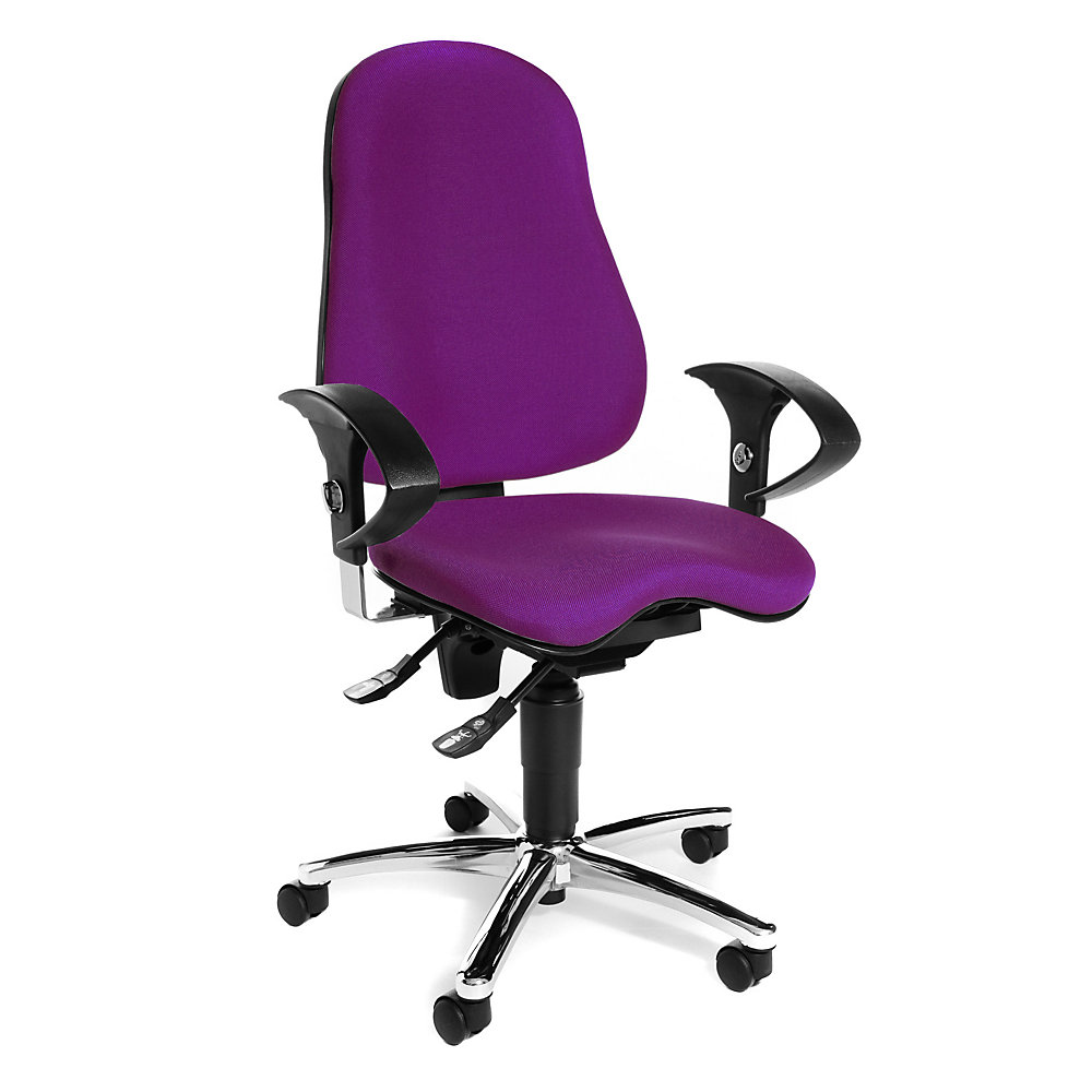 Photos - Computer Chair Topstar with adjustable armrests, with adjustable armrests, purple 