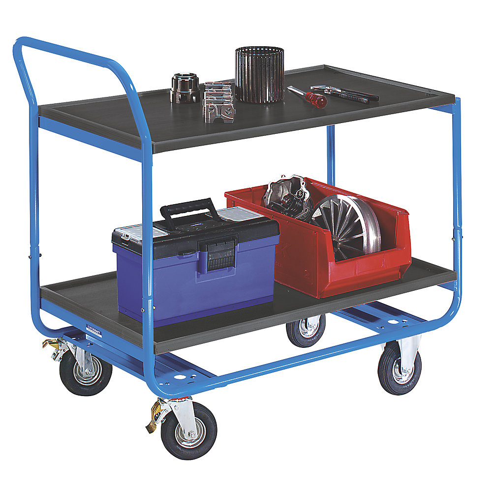 Chariot à plateaux Premium, force 150 kg