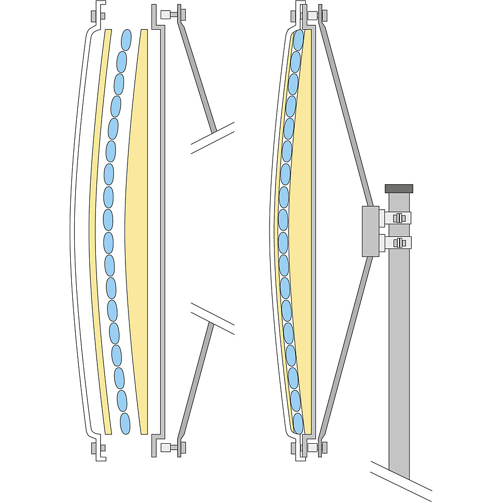 Verkehrsspiegel ICE FREE, Ø 600 mm, eisfrei, ab 2 Stk Moravia 2