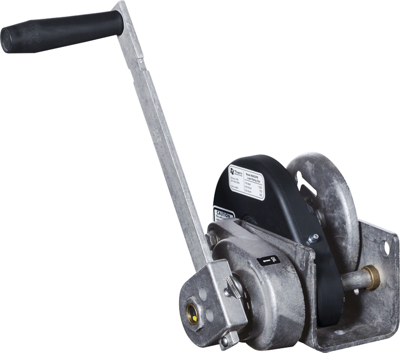 Handseilwinde mit Stirnradgetriebe, Hublast 450 kg,