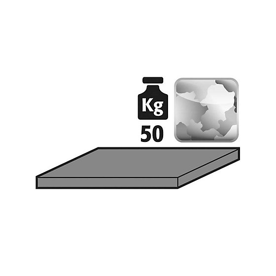 Fachboden zusätzlich, für Schrankbreite 545 mm, verzinkt