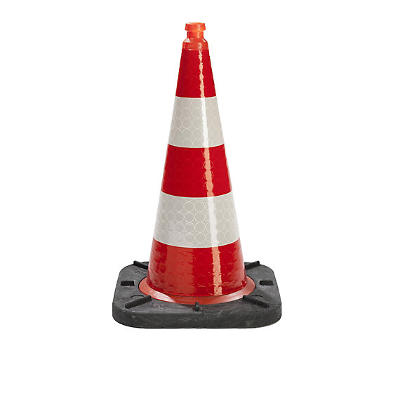 Leitkegel, VE 2 Stk, retroreflektierend, H&ouml;he - 3