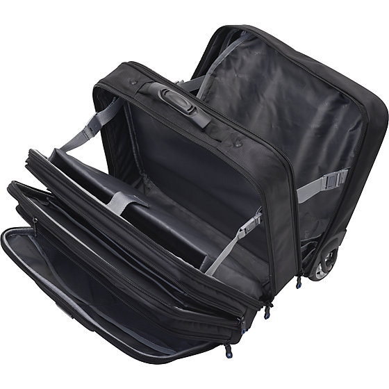 Business-Trolley, Overnightfach, 2 Packgurte, schwarz - 2