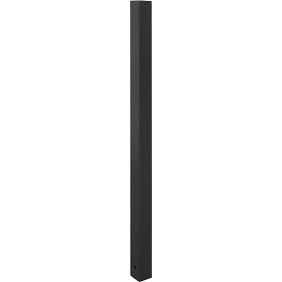 Absperrpfosten, 70x70 mm, Eisenglimmer, zum Einbetonieren,