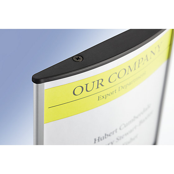 Aluminium-Türschild, im Hoch- oder Querformat, VE 5 Stk, BxH 297x210 - 3