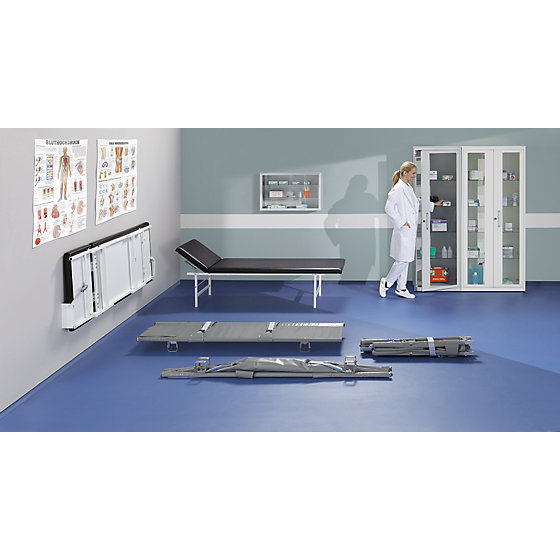 Medikamentenschrank, 2 Schiebetüren, Fachböden, - 3