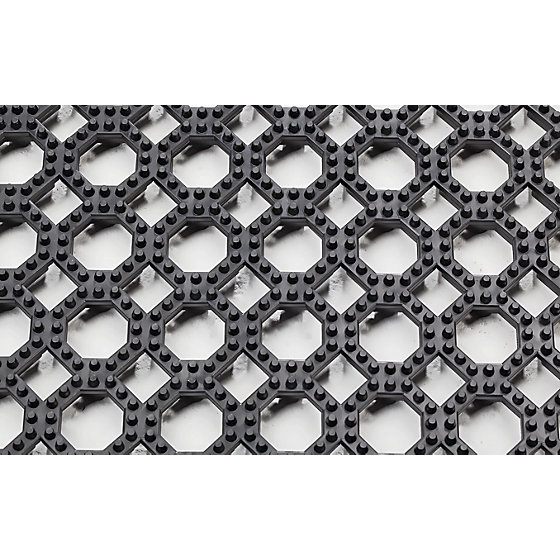 Stecksystem YOGA GRIP ULTRA, LxB 500x500 mm, VE 4 Stk, schwarz - 1