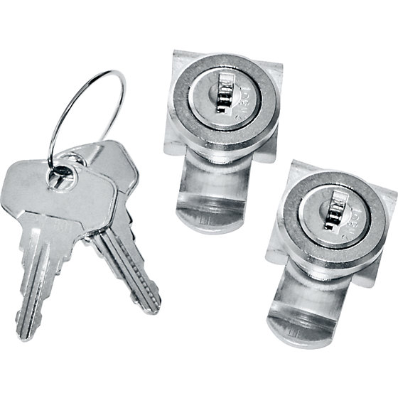 Zylinderschloss-Set, für Transportkiste, 2 Schlösser - 1