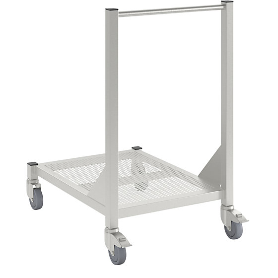 Fahrbarer Reinraumtisch, aus Edelstahl, Länge - 3