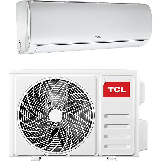 Split-Klimaanlage 12.000 BTU, 3,4 kW, 4-in-1-Gerät, Kühlen und Heizen, weiß - 1