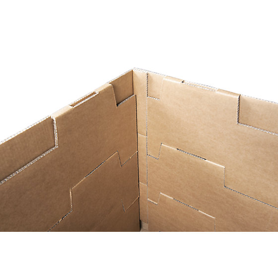 Bodenteil für Paletten-Aufsetzrahmen, aus Wellpappe, Euro-Maß, ab Stk - 2