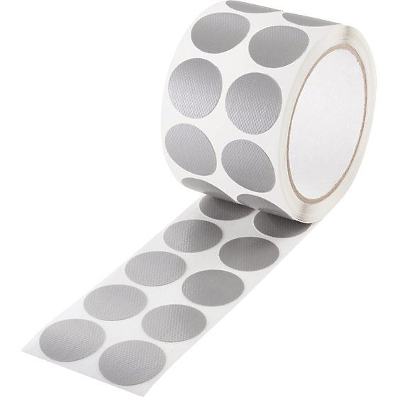 Gewebeklebepunkte, 500 Etiketten pro Rolle, 30 mm, ab Stk - 1