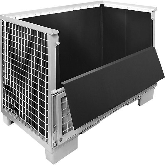 Gitterboxauskleidung, wetterfest, 330 g/m², LxBxH 1180x780x780 mm, ab Stk - 1