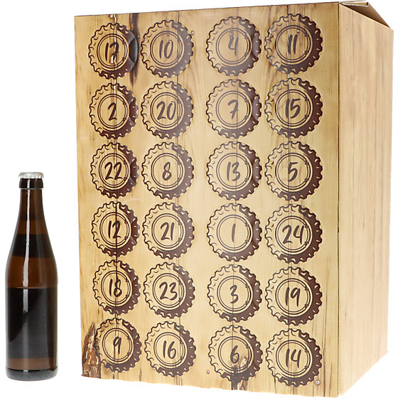 Adventskalender Kronkorken, zum Selbstbefüllen, VE - 1