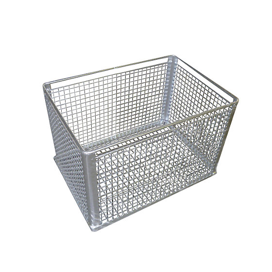 Drahtgitterkorb, verzinkt, LxBxH 815x565x525 mm, allseitig geschlossen