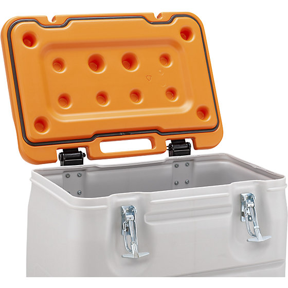Gefahrstoff-Sammelbehälter Mobil-Box, 170 l, LxBxH 400x600x880mm, - 2