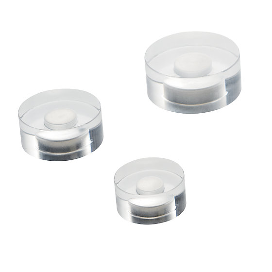 Design-Magnet, für Glasboards, VE 12 Stk, 20 mm, transparent - 2