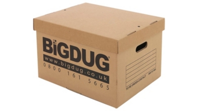 BiGDUG cardboard box with lid
