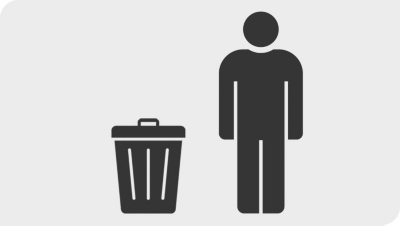 Nádoby a sáčky na tříděný odpad pro recyklaci ter