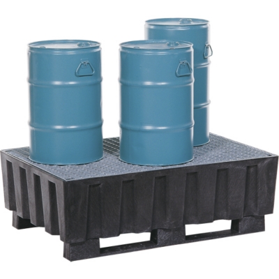 Storing flammable and water hazardous substances in sump trays wt$