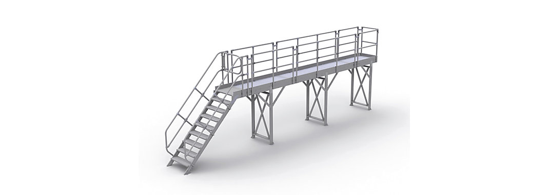 Instalaciones completas de pasarelas industriales wt$