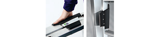 Upozornenia na ergonomickú a chrbát šetriacu manipuláciu s rebríkmi ha&
