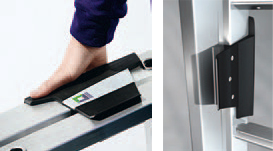 Upozornenia na ergonomickú a chrbát šetriacu manipuláciu s rebríkmi ha&
